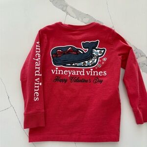 Toddler 4T Vineyard Vines Valentine Long Tee ❤️